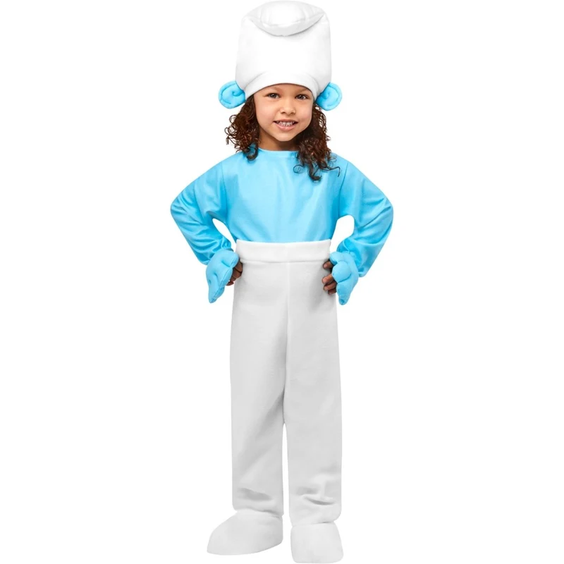 Smurf Costume for Toddlers, Jumpsuit and Hat