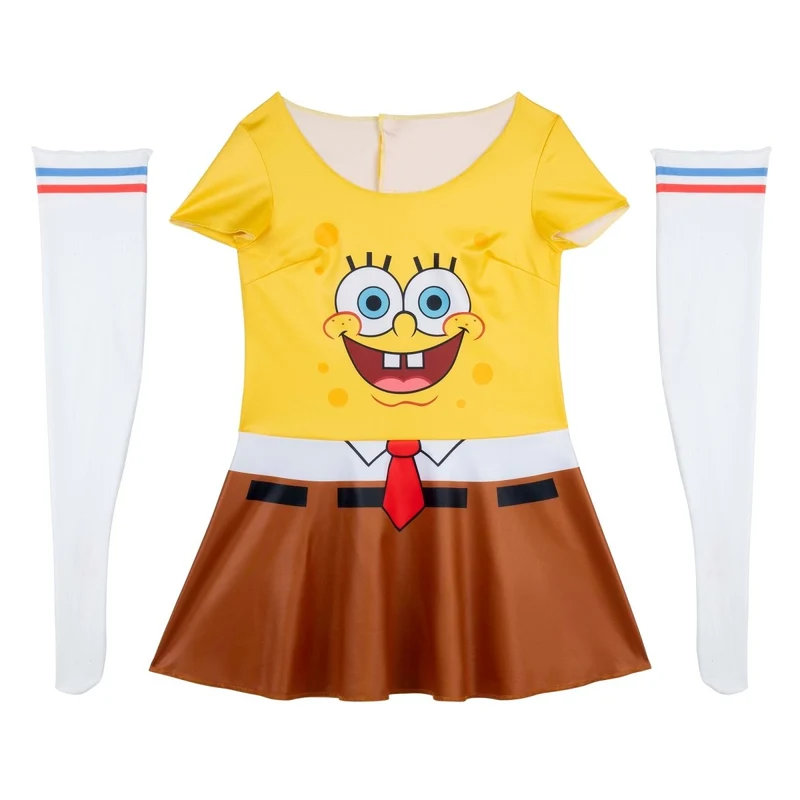 SpongeBob Classic Costume for Adults, Dress and Socks