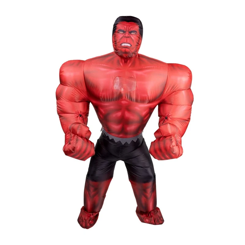 Red Hulk Inflatable Costume for Adults, Marvel