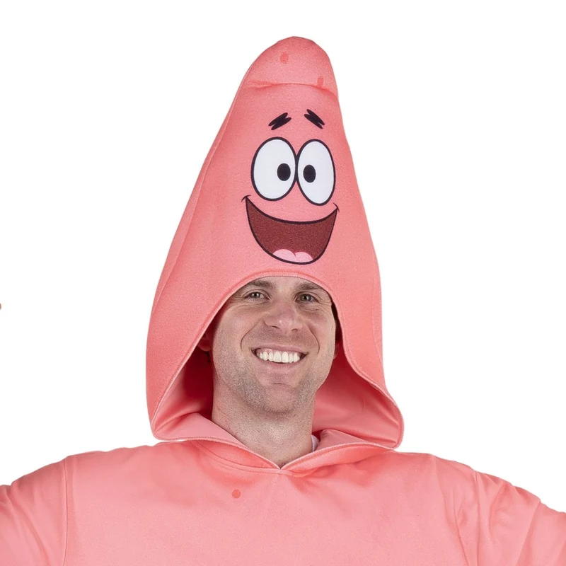 Patrick Star Onesie Costume for Adults, Spongebob Squarepants