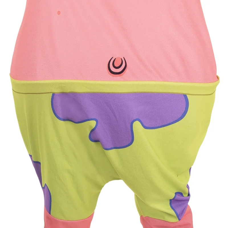 Patrick Star Onesie Costume for Adults, Spongebob Squarepants