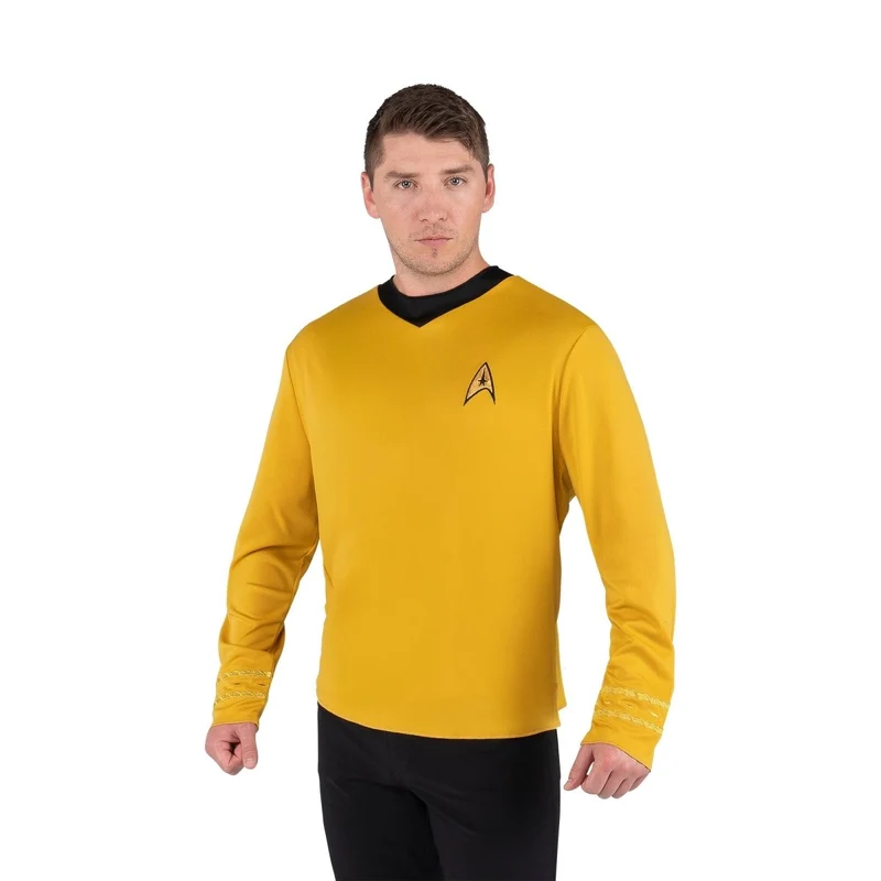 Captain Kirk Costume for Adults, Star Trek, Top