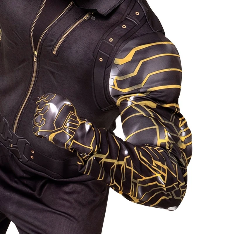 Winter Soldier Qualux Costume for Adults, Marvel, Jumpsuit