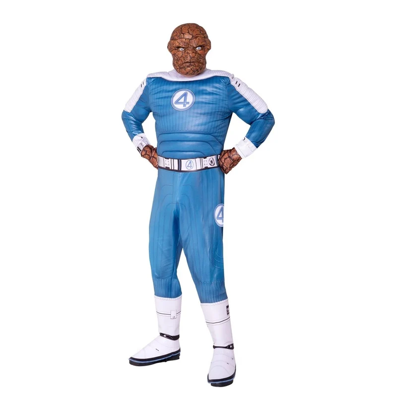 The Thing Costume Qualux for Adults, Marvel, Jumpsuit