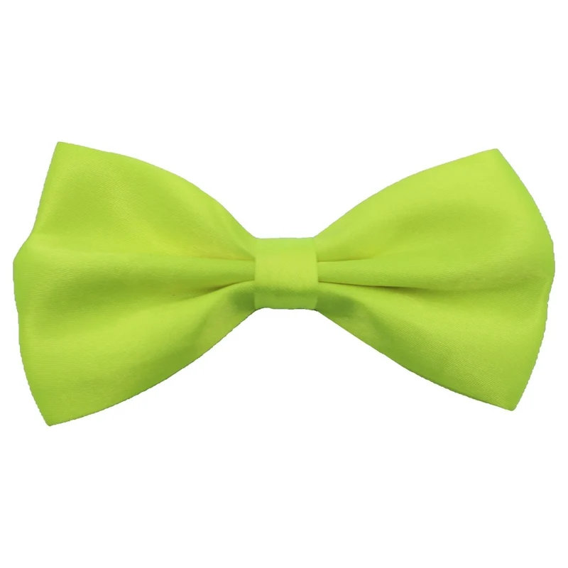Neon Yellow Bow Tie, 1 Count