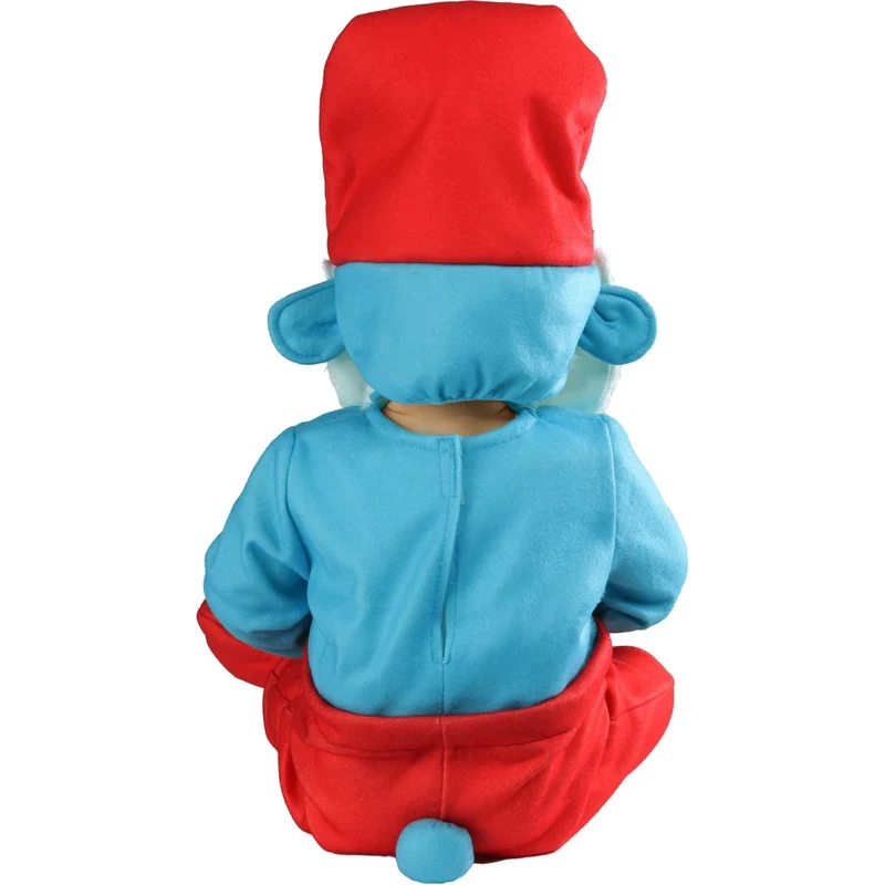 Papa Smurf Costume for Toddlers, Jumpsuit and Hat
