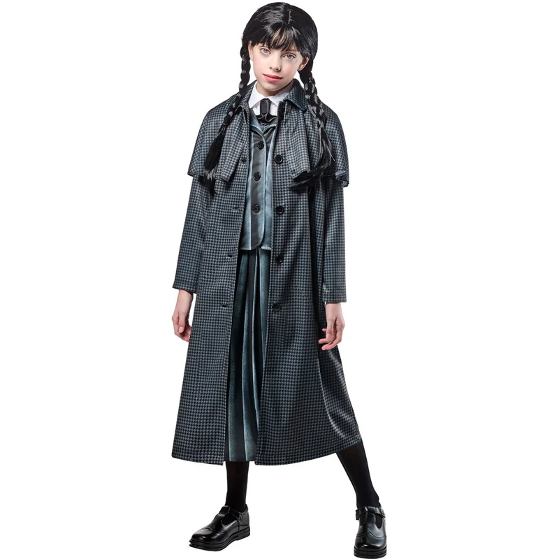 Wednesday Addams Costume Coat for Kids