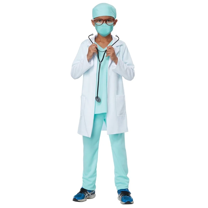 Health Care Hero Costume for Kids, Jacket, Shirt, Pants and Accessories