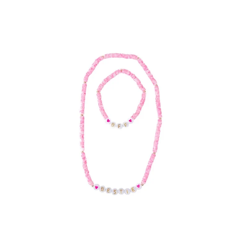 Bestie Necklace And Bracelet Set, 1 count