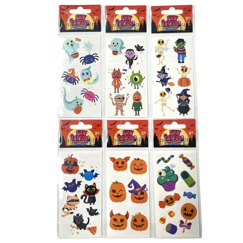Halloween Temporary Tattoo, Assortment, 1 count
