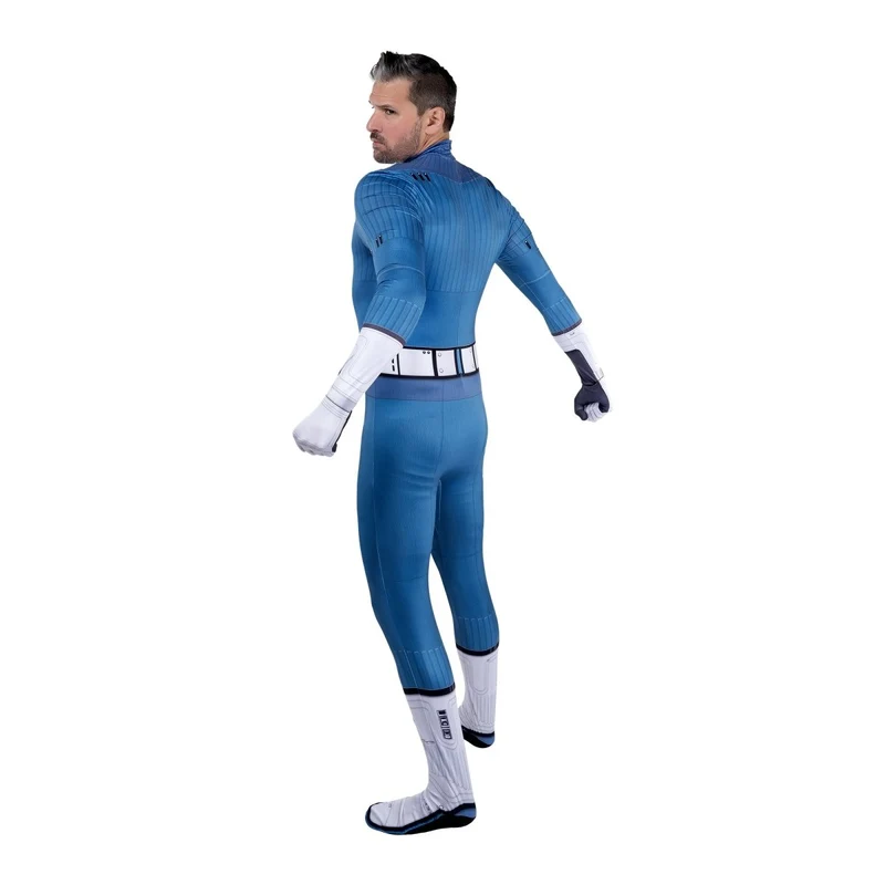 Mr. Fantastic Zentai Costume for Adults, Marvel, Jumpsuit