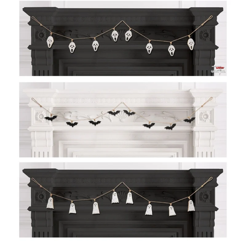 Beaded Halloween Garland, 72 Inches, Assortment, 1 Count