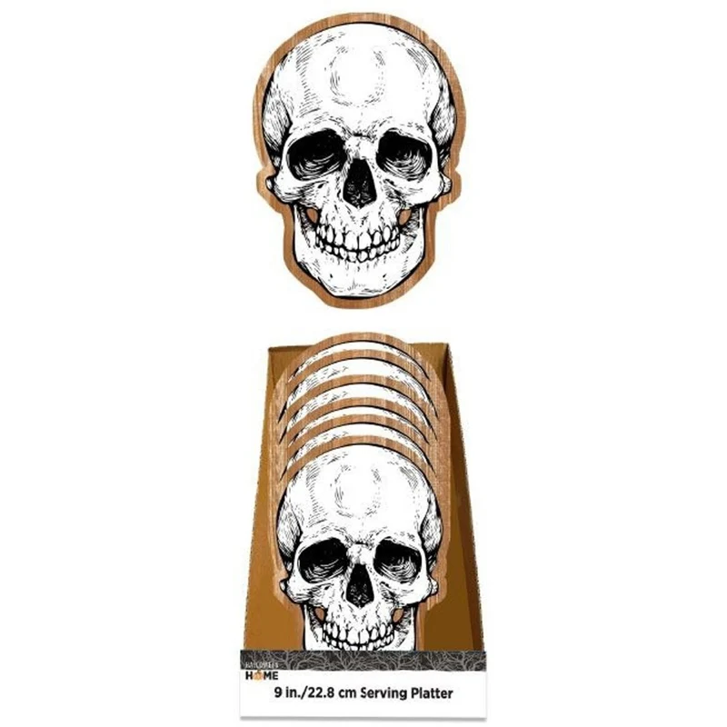 Halloween Skull Dish, 9 Inches, 1 Count