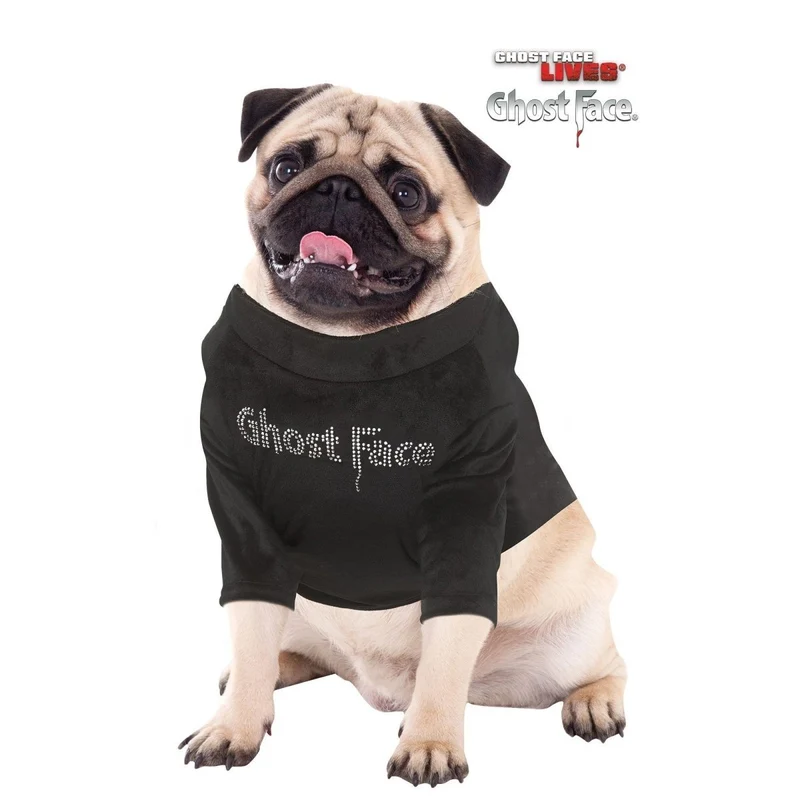 Ghost Face Silver Bling Costume for Pets, Scream