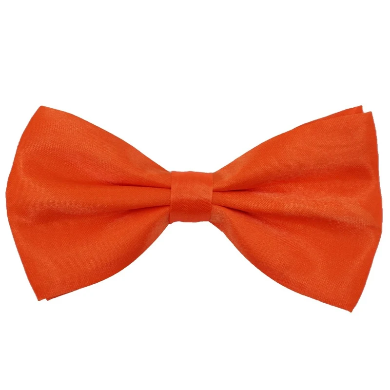 Neon Orange Bow Tie, 1 Count