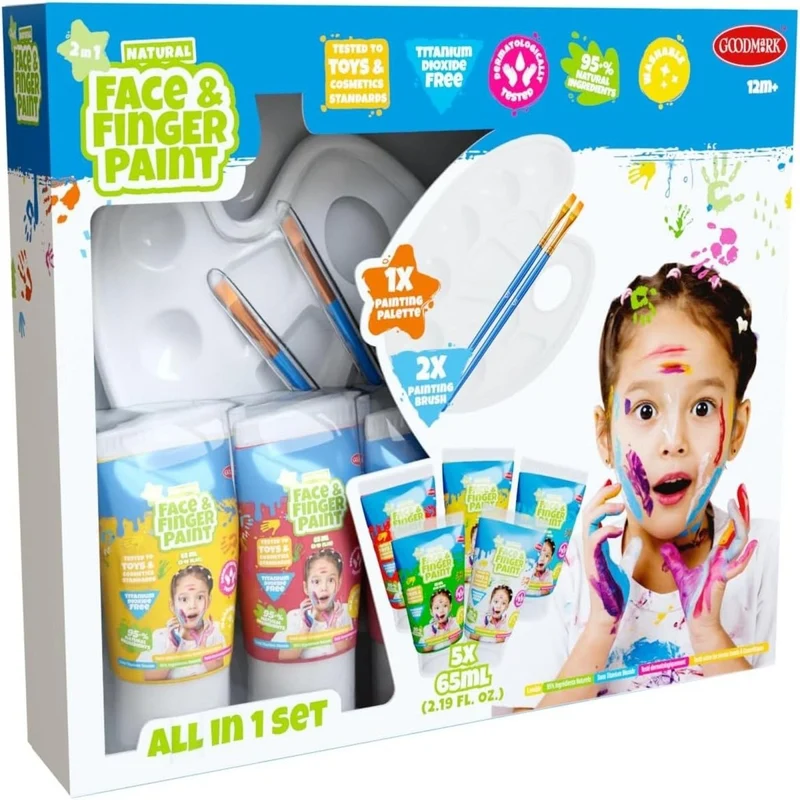 Natural Face and Finger Paint, 1 Count
