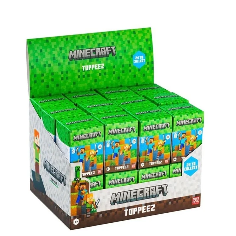 Minecraft 3D Toppeez Blind Box, Assortment, 1 Count