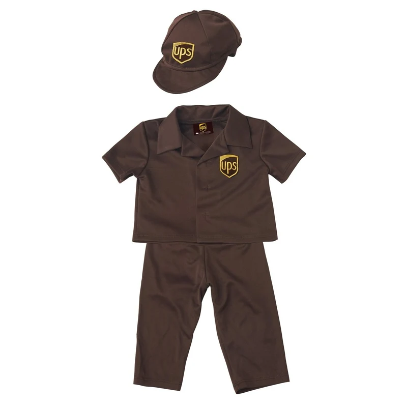 UPS Costume for Babies, Shirt, Pants and Cap