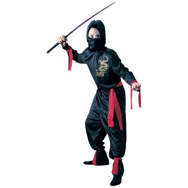 Black Ninja Costume for Kids