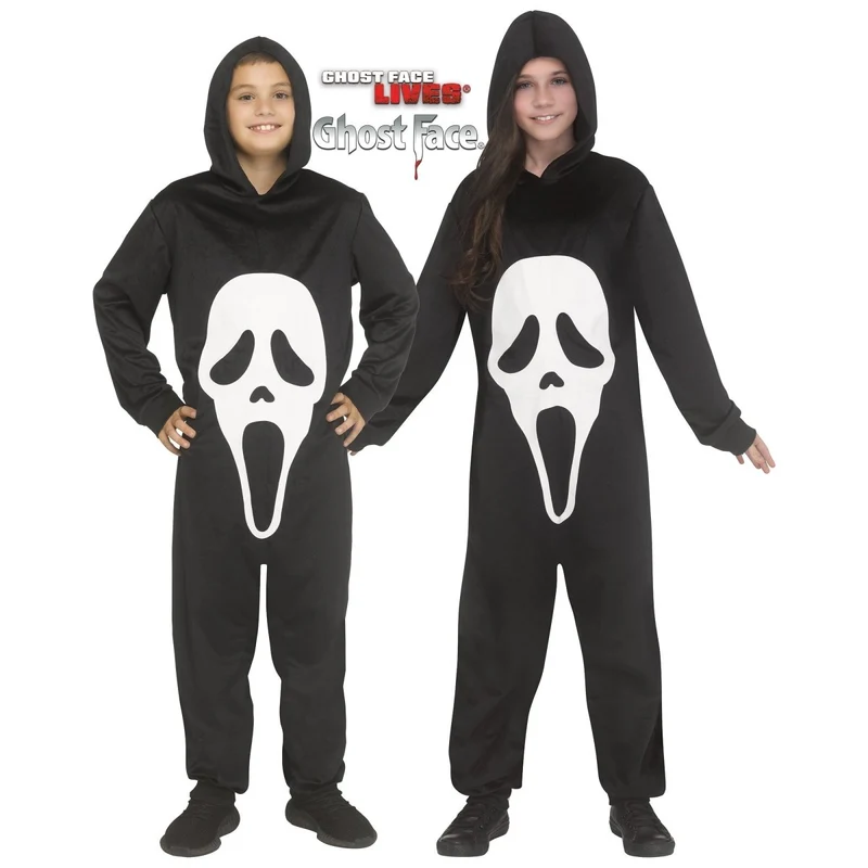 Ghost Face Jumpsuit Costume for Kids, Scream