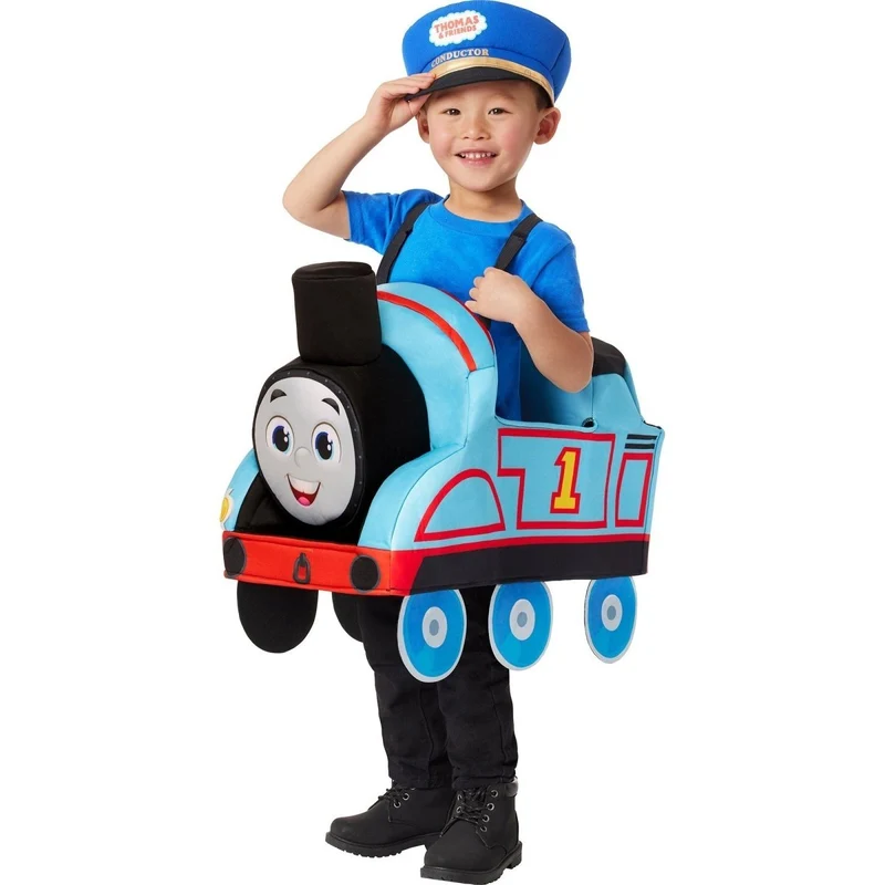 Thomas Ride Along Costume for Kids, Thomas the Tank Engine, Foam Train and Hat