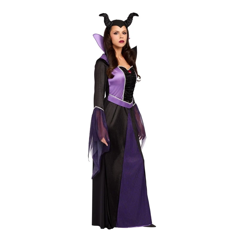 Evil Queen Costume for Adults, Dress and Headband