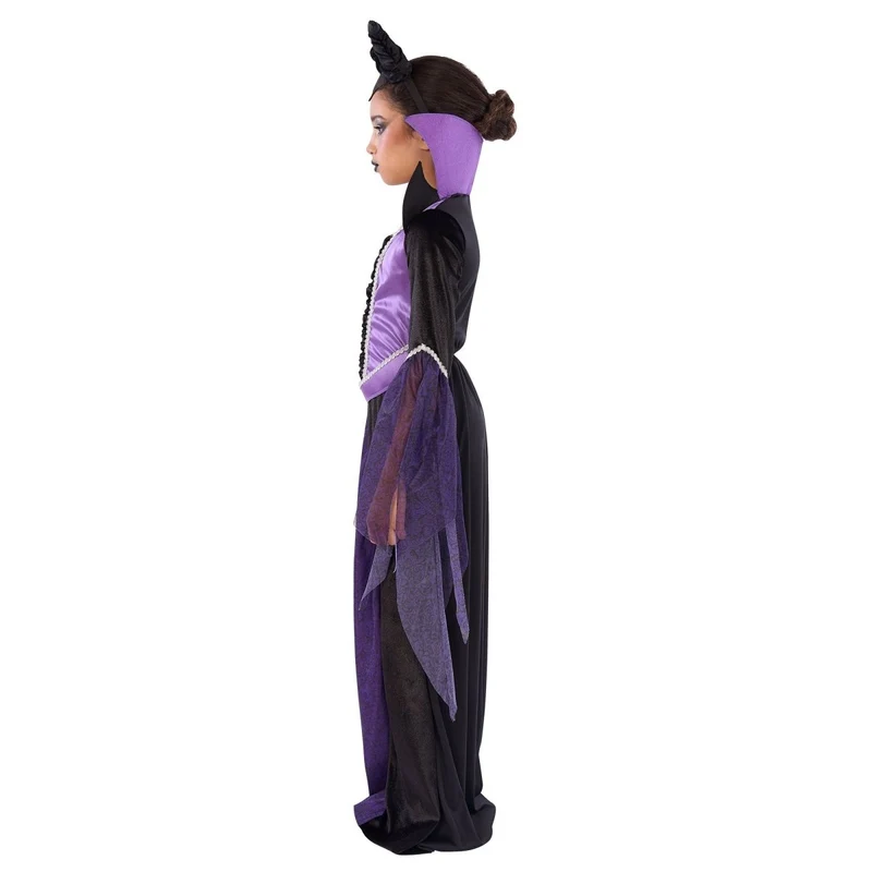 Evil Queen Costume for Kids, Dress and Headband