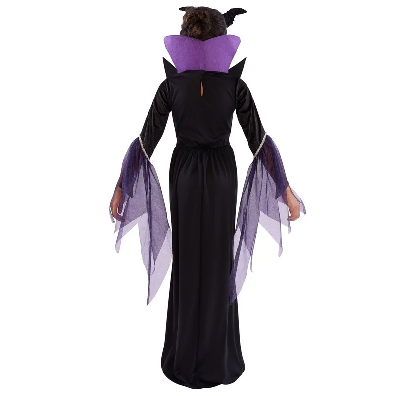 Evil Queen Costume for Kids, Dress and Headband