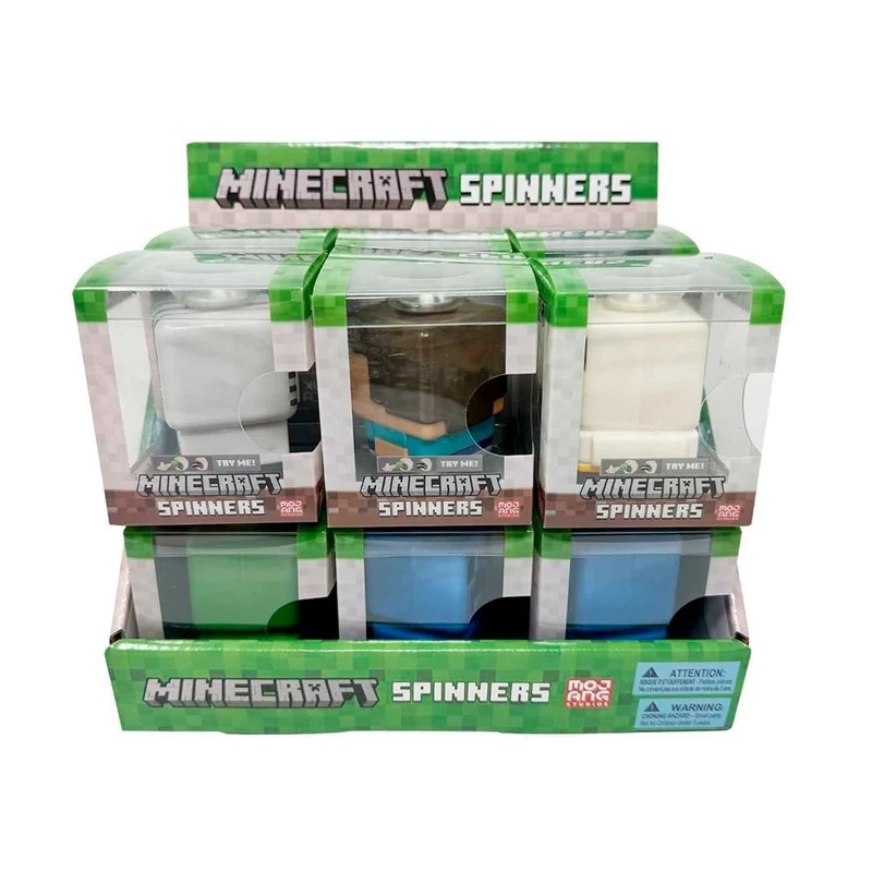 Minecraft Fidget Spinner, Assortment, 1 Count