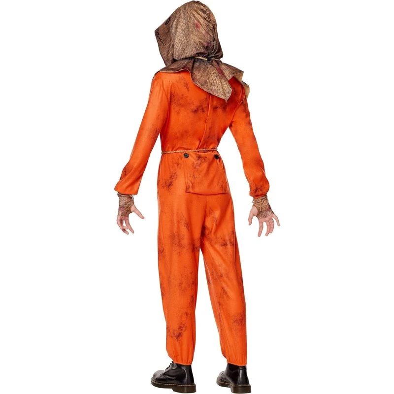 Sam Costume for Kids, Trick 'r Treat, Jumpsuit, Gloves, Hood and Belt