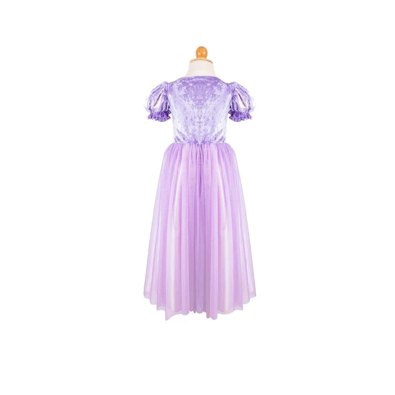Velvety Soft Once Upon A Tower Princess Dress for Kids