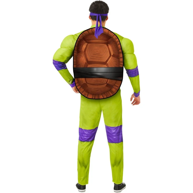 Teenage Mutant Ninja Turtles Donnie Costume for Adults, Jumpsuit, Shell and Mask