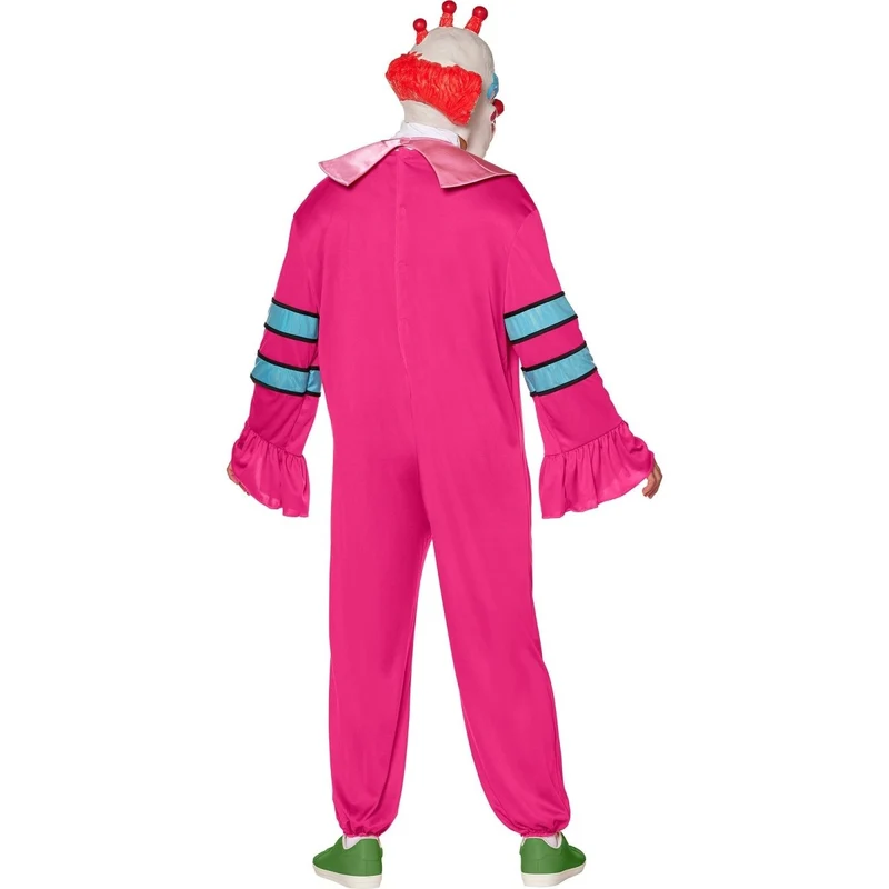 Killer Klowns Slim Costume for Adults, Jumpsuit, Collar and Mask