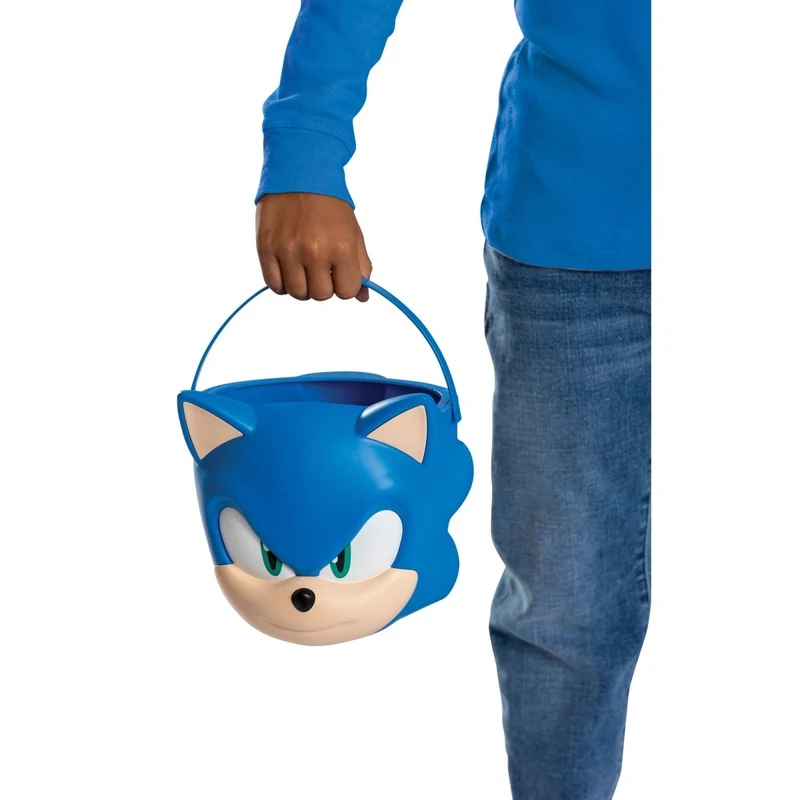 Sonic Treat Pail, Sonic the Hedgehog, 6.7 x 6.4 x 6.5 Inches, 1 Count