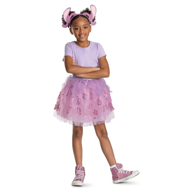 Angel Accessory Kit for Kids, Stitch, Tutu and Headband
