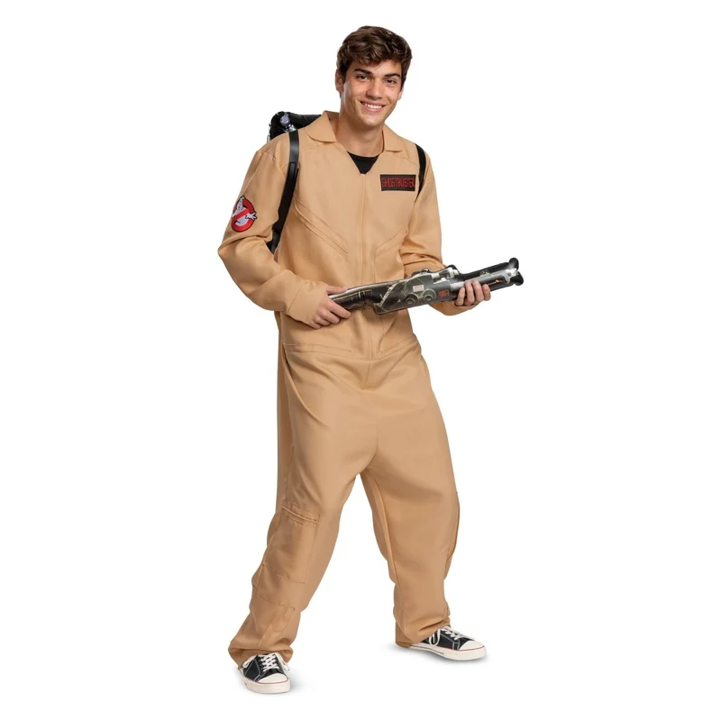 Ghostbusters Plus Size Deluxe Costume for Adults, Jumpsuit and Accessories