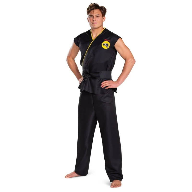 Cobra Kai Classic Costume for Adults, Top, Pants and Belt