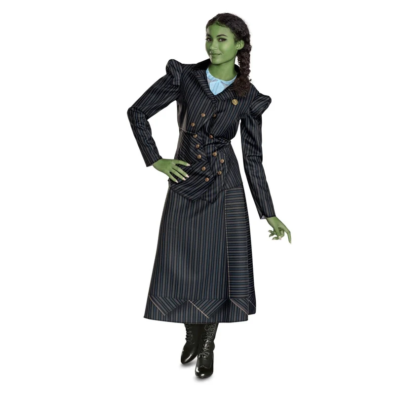 Elphaba Deluxe Costume for Adults, Wicked, Jacket and Skirt