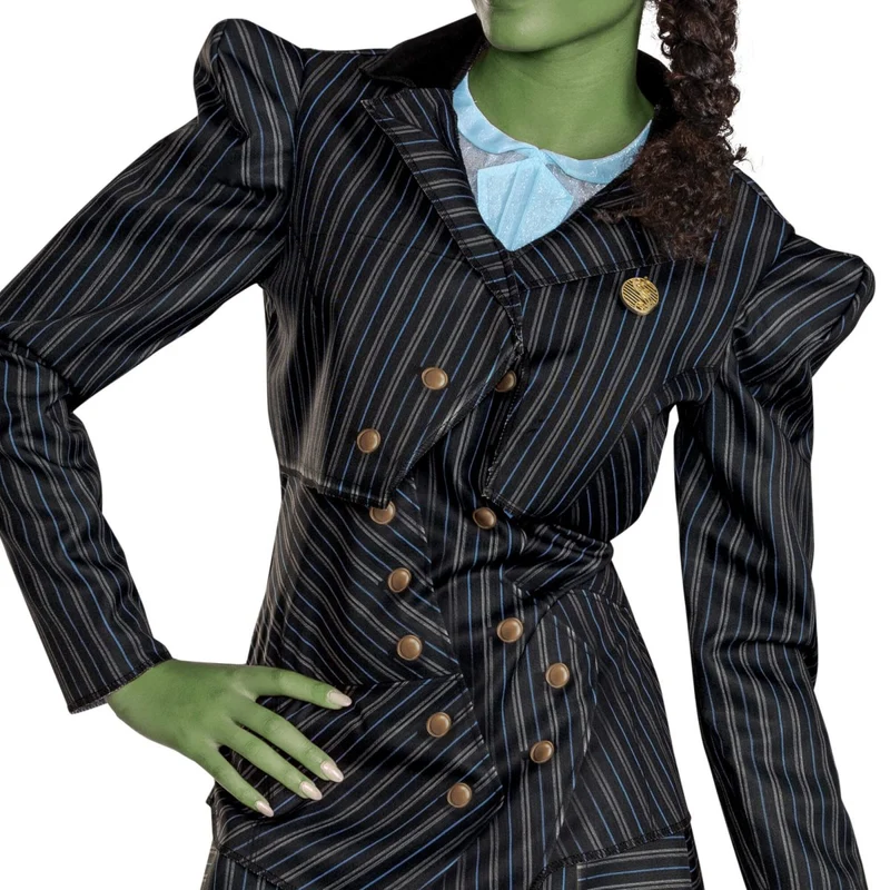 Elphaba Deluxe Costume for Adults, Wicked, Jacket and Skirt