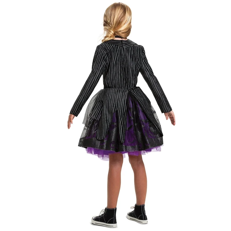 Jack Skellington Deluxe Costume for Kids, Nightmare Before Christmas, Dress, Petticoat and Bow Tie