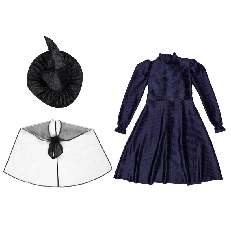 Elphaba Classic Costume for Kids, Wicked, Dress, Cape and Hat