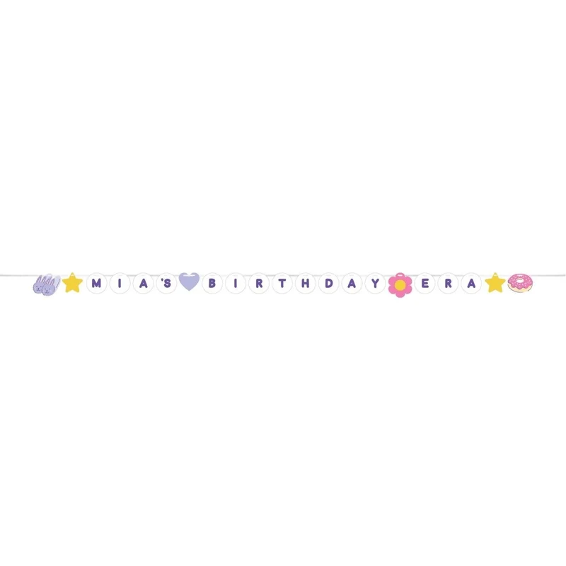 Sweet Dreams Birthday Banner, 96 Inches, 1 Count