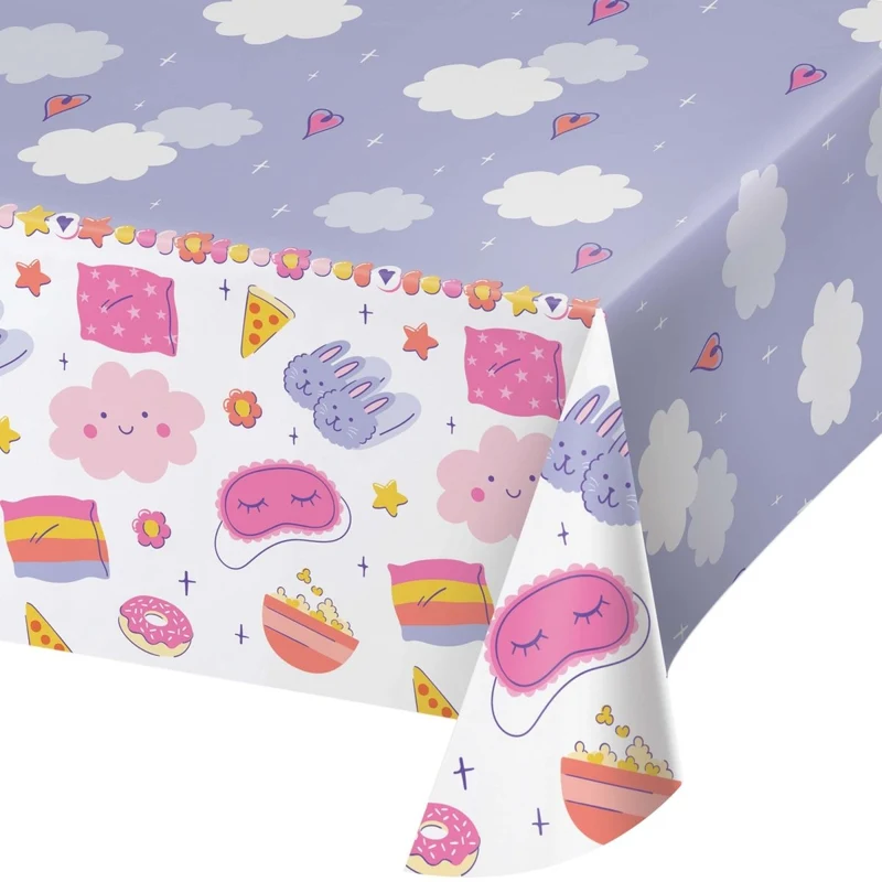 Sweet Dreams Birthday Rectangular Paper Table Cover, 54 x 96 Inches, 1 Count