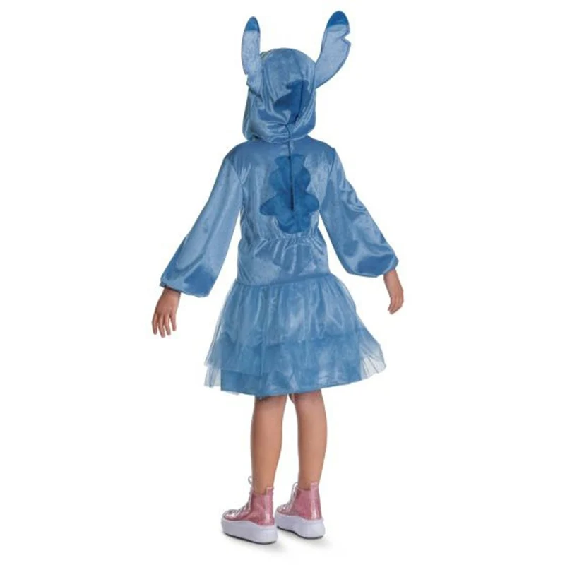 Stitch Classic Dress Costume for Kids, Disney, Hooded Dress