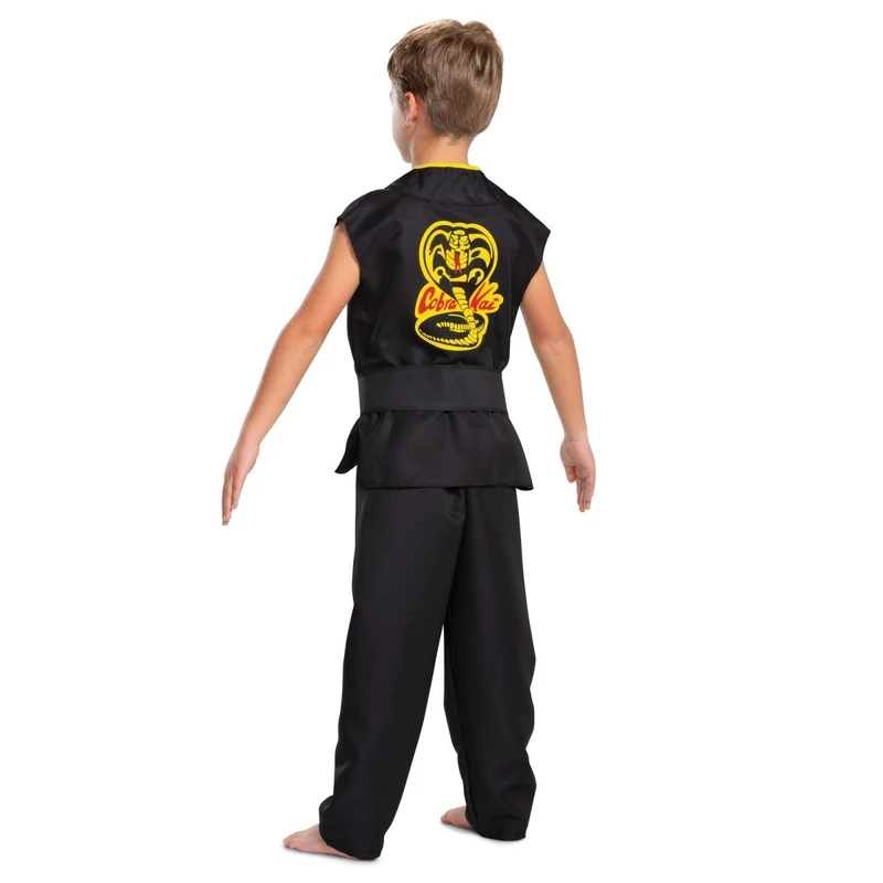 Cobra Kai Classic Costume for Kids, Top, Pants and Belt