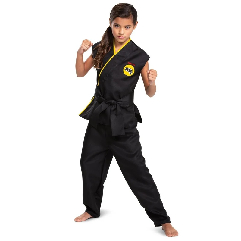Cobra Kai Classic Costume for Kids, Top, Pants and Belt