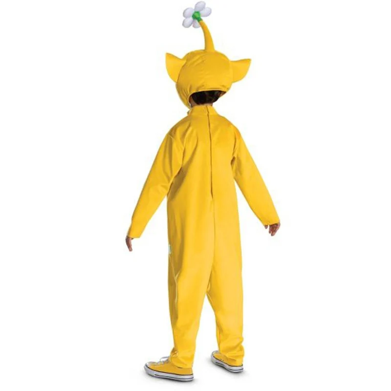 Yellow Pikmin Classic Costume for Kids, Nintendo, Jumpsuit and Headpiece