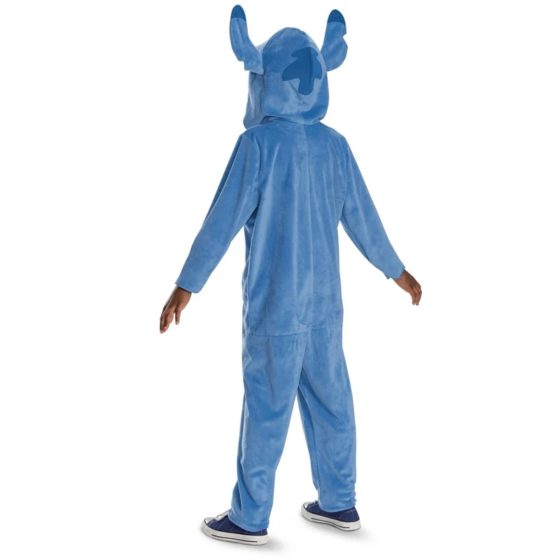 Stitch Jumpsuit Costume for Kids, Disney, Hooded Jumpsuit
