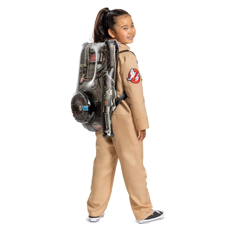 Ghostbusters Deluxe Costume for Kids, Jumpsuit and Proton Pack with Wand