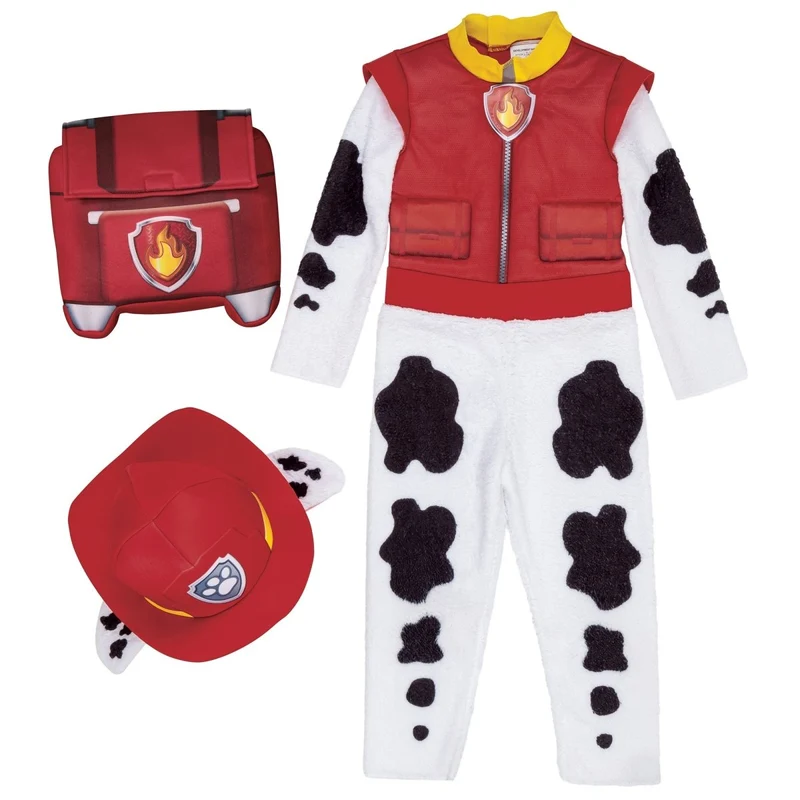 Marshall Deluxe Costume for Toddlers, Paw Patrol, Jumpsuit with Tail and Headpiece